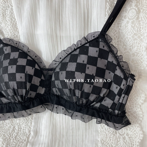 Ретро японское тонкое сексуальное нижнее белье, бюстгальтер пуш-ап, бюстгальтер без косточек, комплект