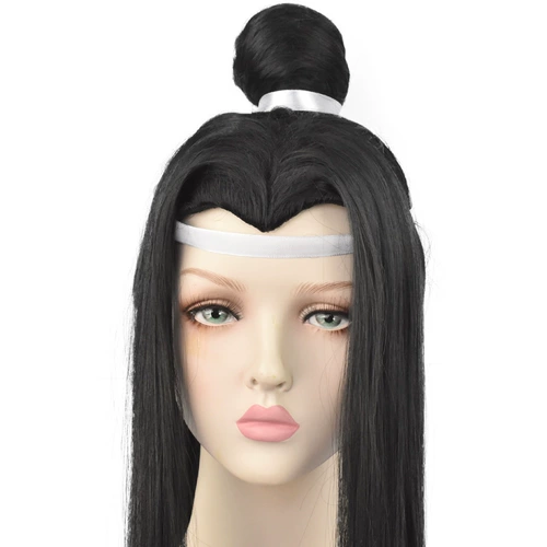 Волшебный предок Дао Лан Ванджи Лан Чжан Кос -парики Ван Ян Древний стиль черный красот Анимация анимация косплей косплей косплей