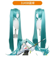 3145b синий и зеленый + сеть волос