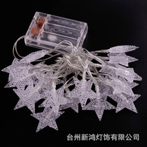 Warm White led birthday party scene layout lights string starry Christmas tree lights festival party room decoration