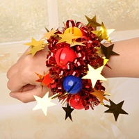 Пять -звездный двойной цвет красный+колокол