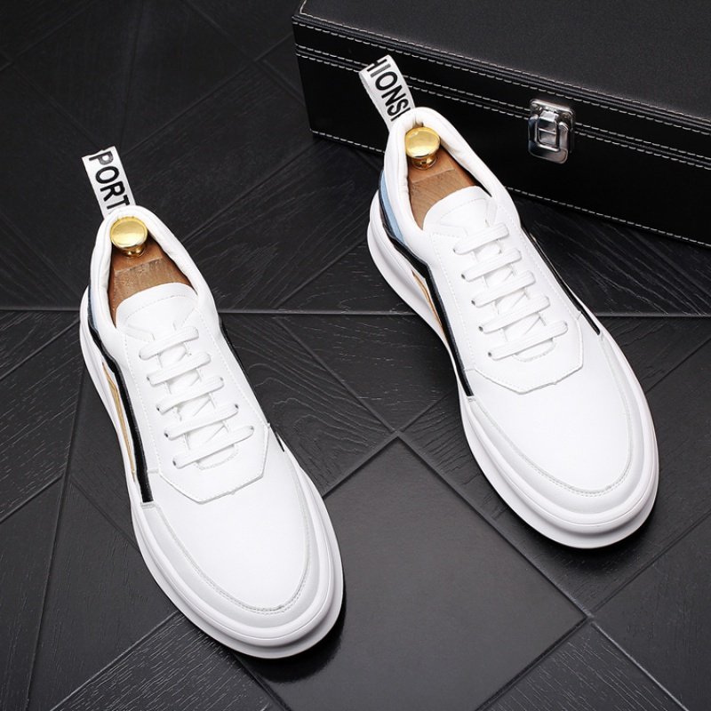 Tide brand red small white shoes men 2022 new spring and summer with fashion color color color color shoes in leisure increase plate shoes