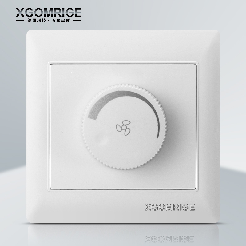 Ceiling fan speed regulator 86 type electric fan adjustment switch electric fan knob speed control panel 220V infinitely variable speed