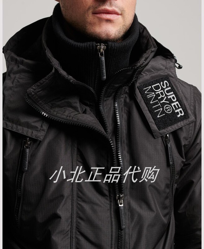 Superdry Extreme Dry Men's Sports Jacket Autumn and Winter Trendy Zipper Hooded Outerwear Warm Jacket