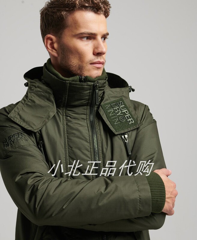 Superdry Extreme Dry Men's Sports Jacket Autumn and Winter Trendy Zipper Hooded Outerwear Warm Jacket