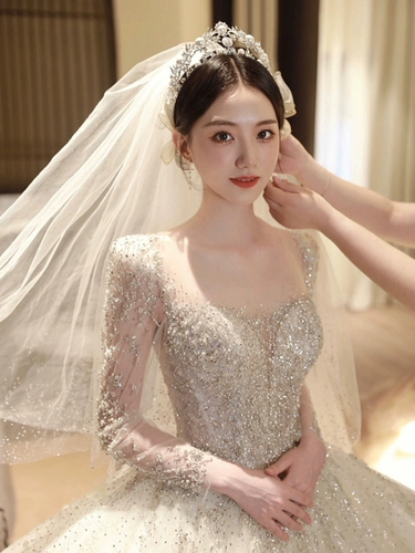 Ретро летний лонгслив для невесты, французский стиль, подходит для подростков