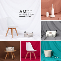 ins photo background cloth net red live photo clothing store white cloth background cloth Nordic lukewarm wind shooting props