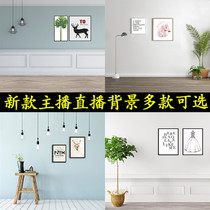 Main broadcasting live background cloth Taobao live clothing Fast hand photo background Direct sowing room 3d Background cloth HD Cubism