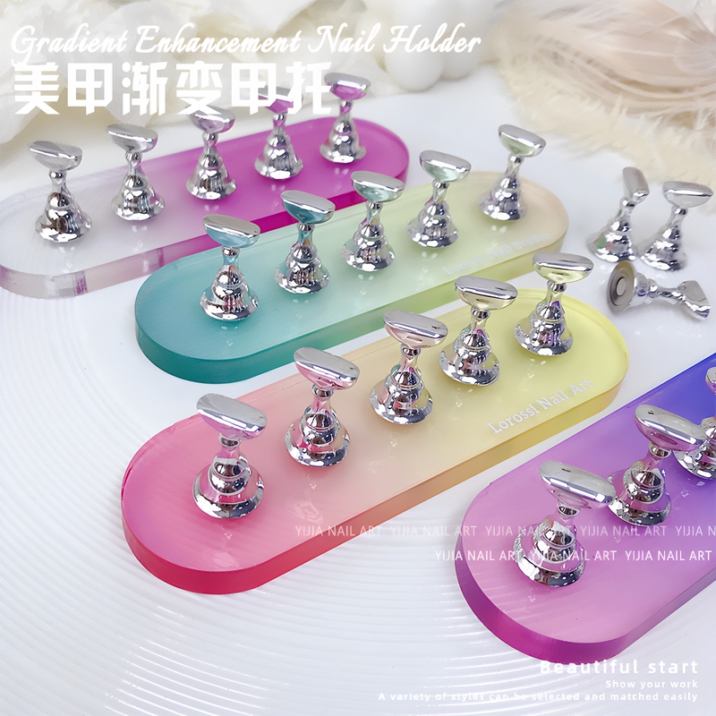 Nail Display Stand, Gradient Nail Holder, Practice Base, Strong Magnetic Tool, Clay Chess Piece Nail Piece, New Model Nail Display Stand, Gradient Nail Holder, Practice Base, Strong Magnetic Tool, Clay Chess Piece Nail Piece, New Model