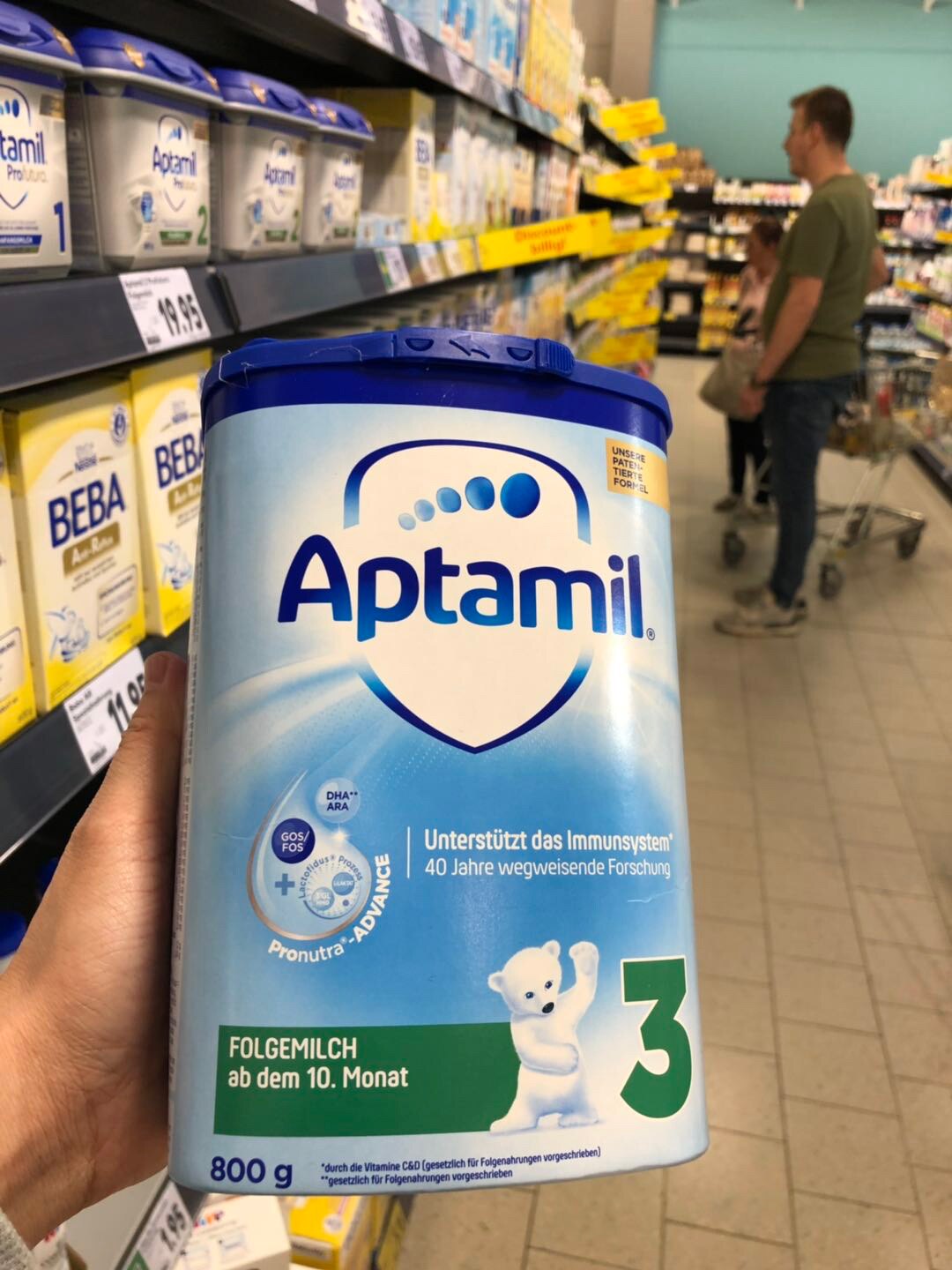 Spot Bonded German Air Shipping Merry Baby Love him Aptamil 3 segment of baby milk powder 800g