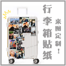 EXO Luhan GOT7 myth BTS luggage suitcase sticker laptop skateboard guitar leather sticker