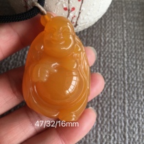 Natural jade Yunnan Huanglong jade Millver pendant sweater chain woman with large pendants