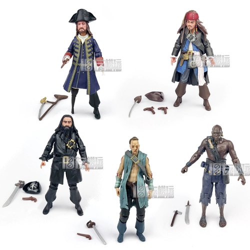 Jakks Pirates of Caribbean 3,75 -INCH COLL JACK Captain Jack Pirate Barbosa