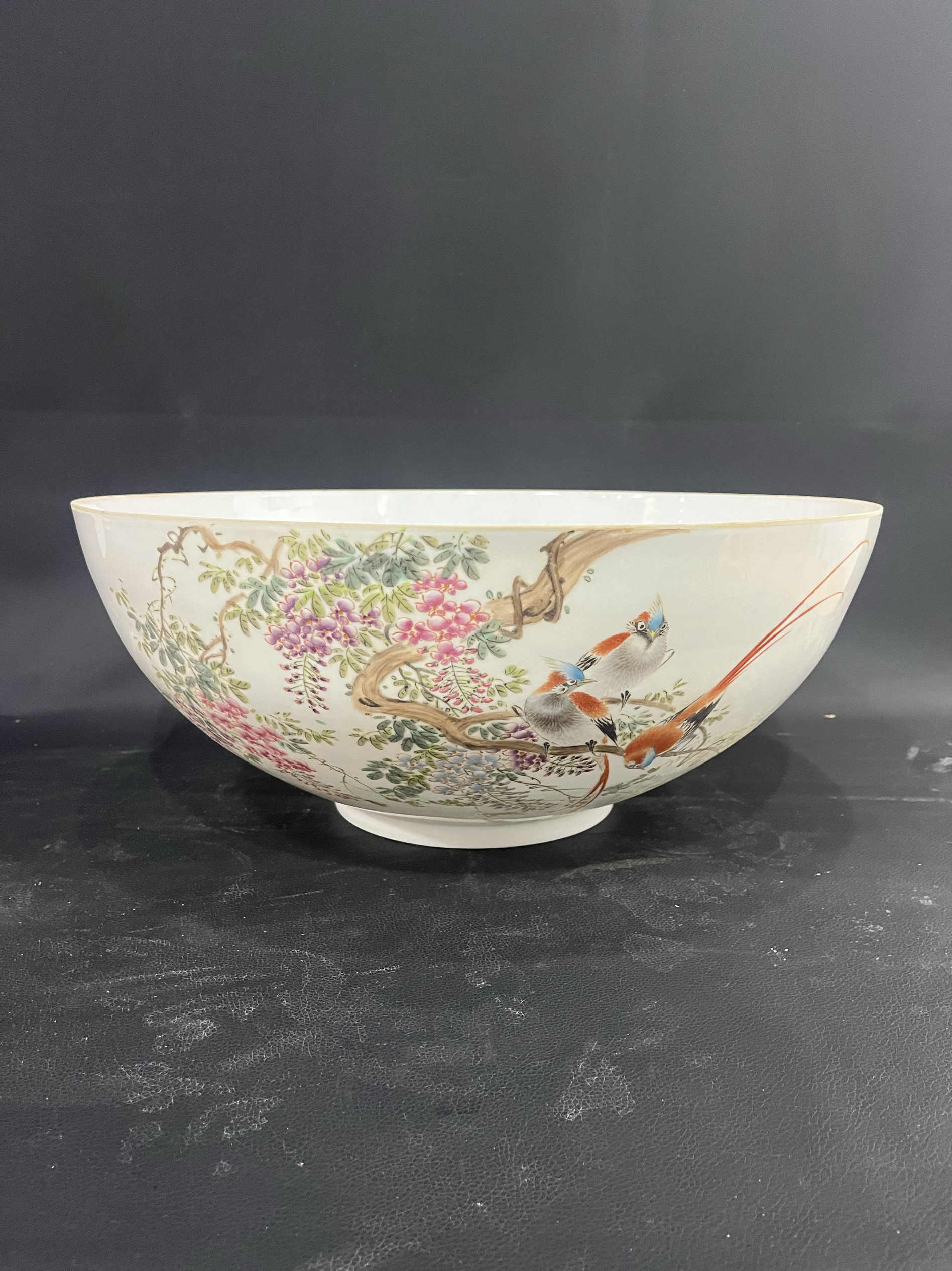 大清道光年製 粉彩龍紋碗/鉢