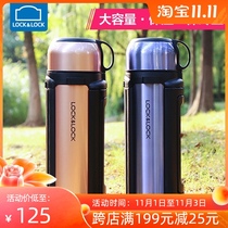 Large capacity insulation pot stainless steel water bottle portable thermos cup outdoor travel mug car kettle