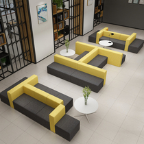 Bank Cinema 4s store training institutions creative alien office hall waiting rest area card seat sofa combination