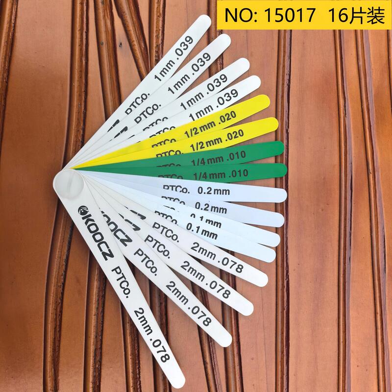 American Automotive Industry Plastic Feeler Gauge 15017 19350 Gap Gauge for Automotive Use American Automotive Industry Plastic Feeler Gauge 15017 19350 Gap Gauge for Automotive Use