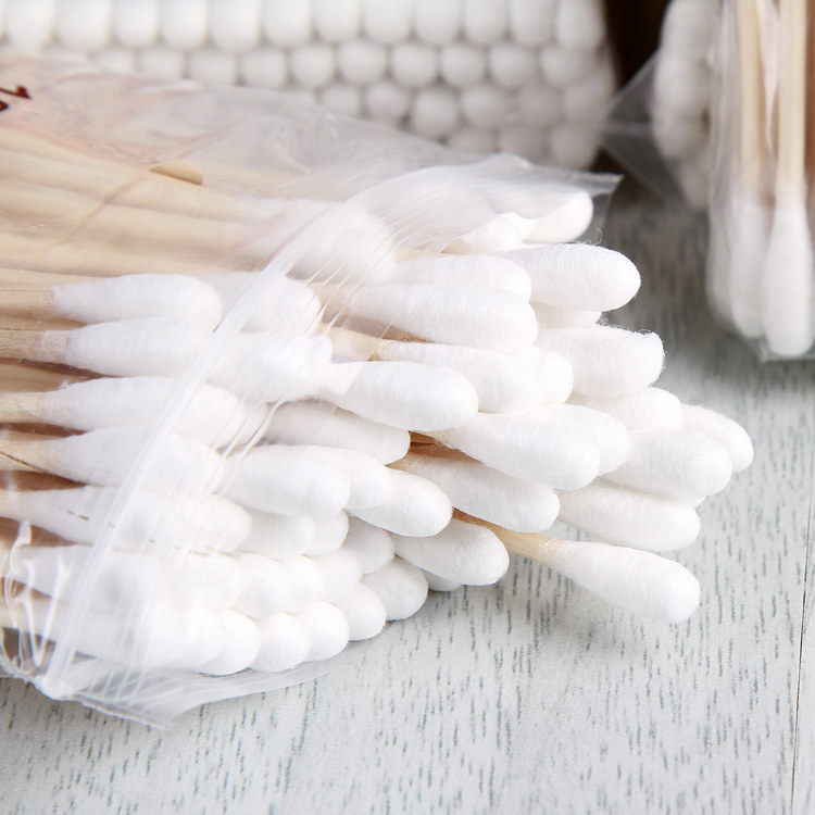 Cotton swab Free shipping Large bag disposable double-headed makeup cotton swab Makeup remover cleaning cotton swab 20*100 pcs