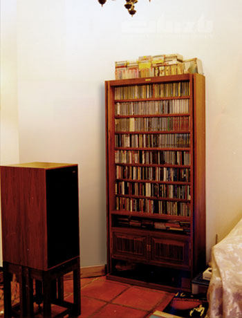  Noble Wood WCD-800P Walnut CD Cabinet can hold 900 CD record cabinets