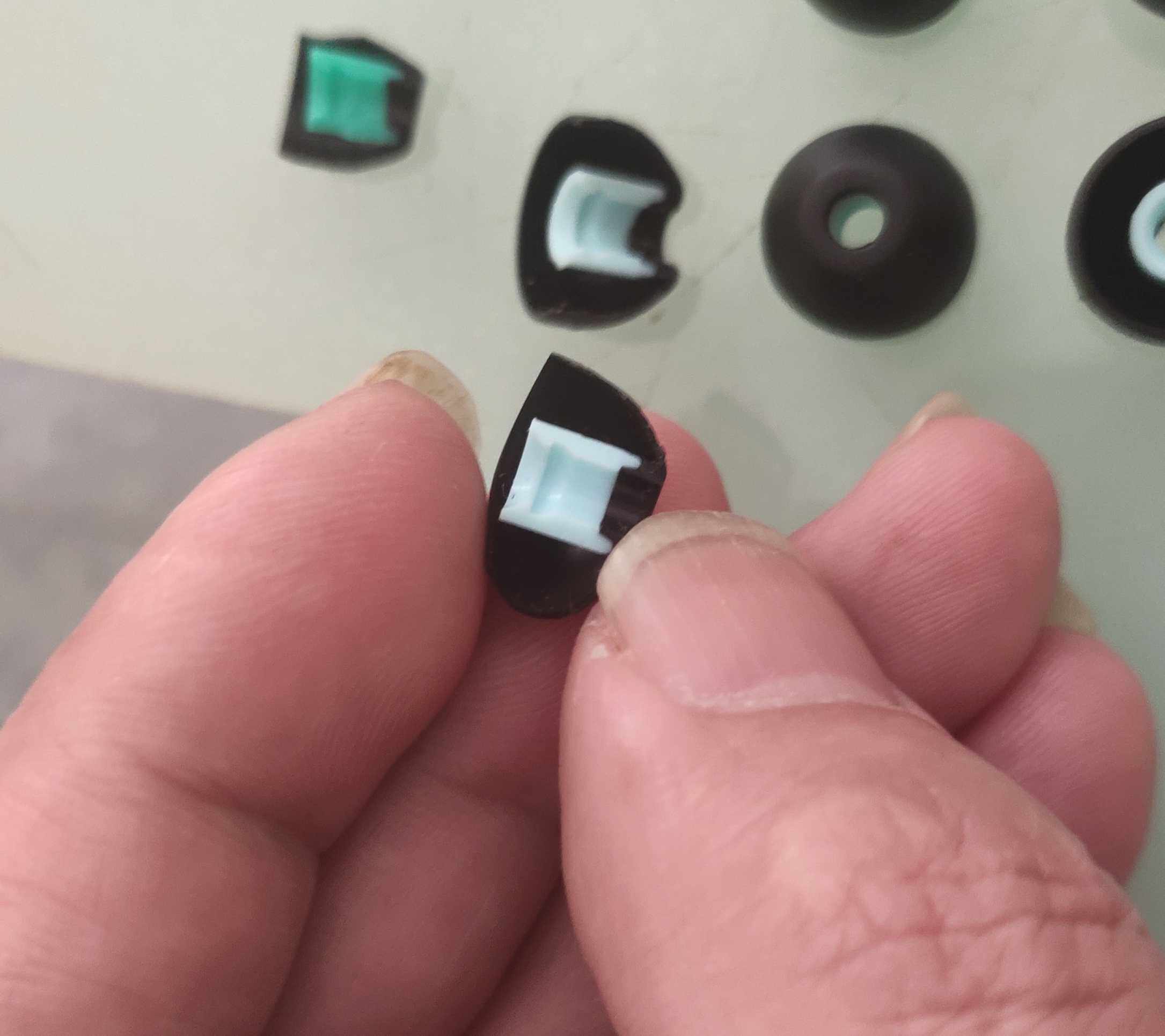 Original plant Entrance Ear Headphones Silicone Cover Colombian sleeve song cover bicolor set