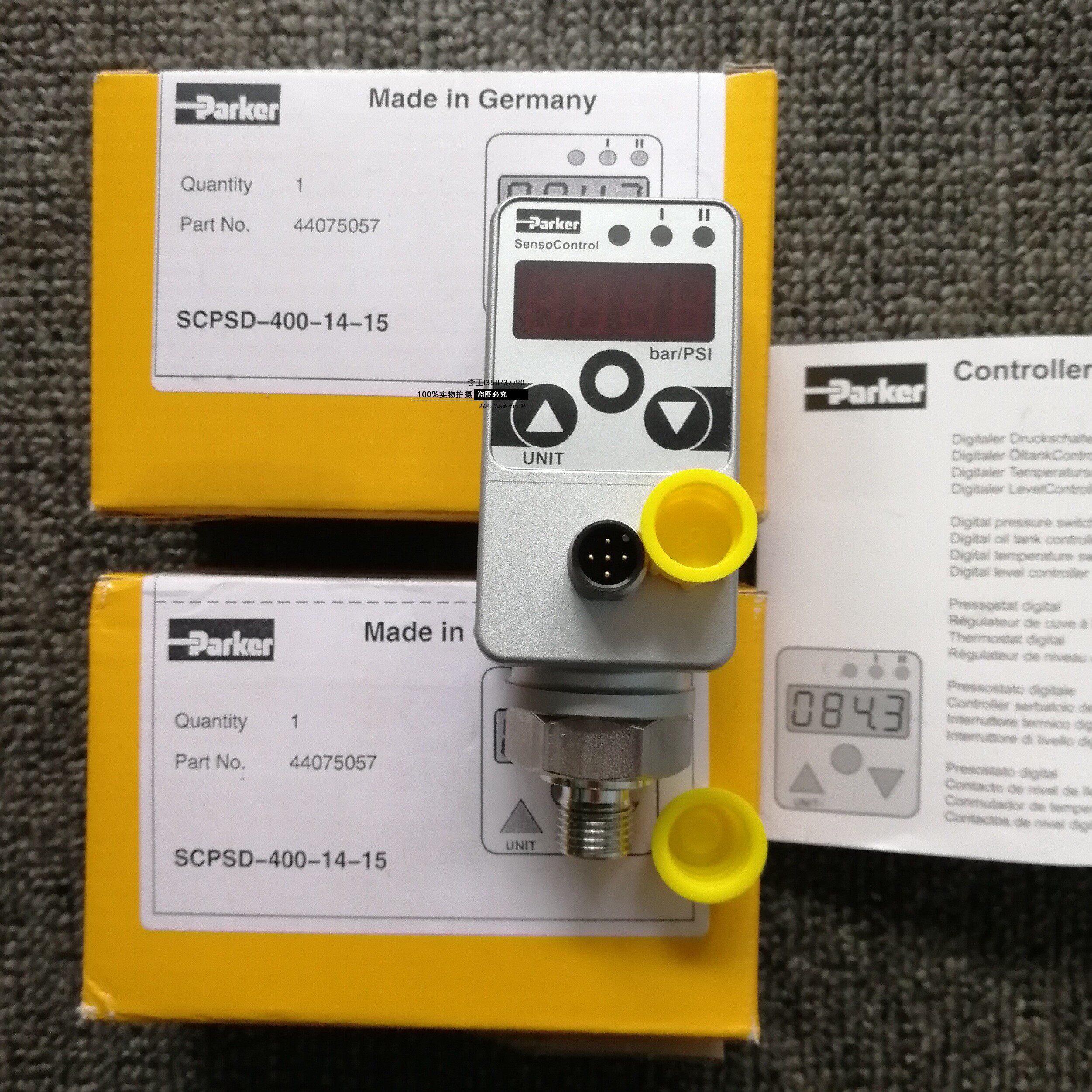 American Parker Pike Pressure Controller SCP-060-34-07 SCK-410-03-45-45 Valve