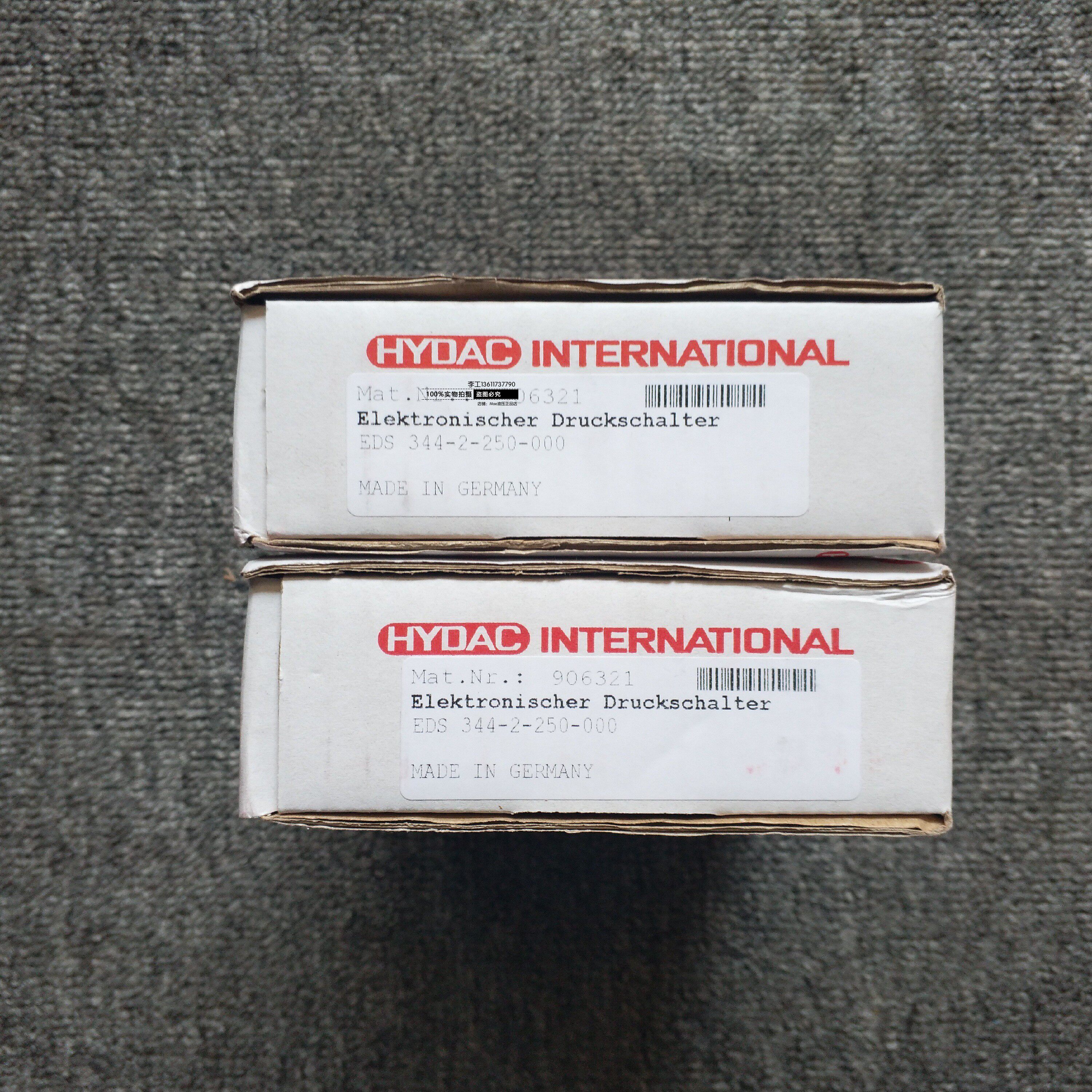 HYDAC Sensor EDS344, Germany-2-016-000 EDS344-3-250-000