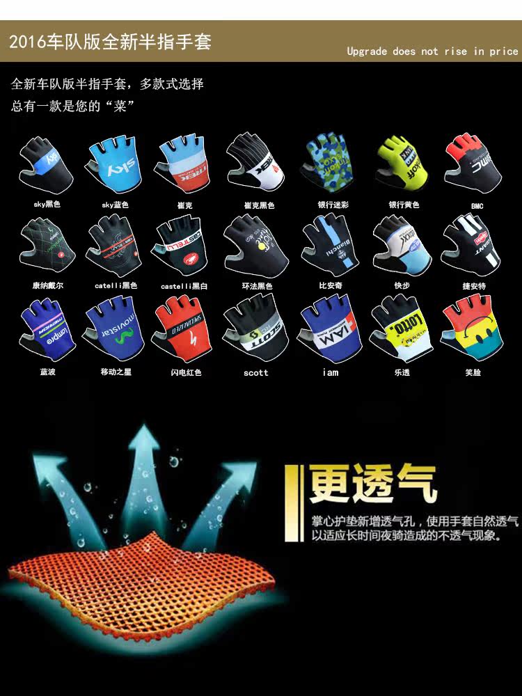 Gants de cyclisme mixte - Ref 2244938 Image 11