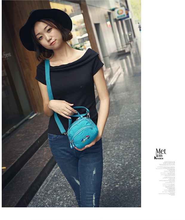 Túi xách mini mùa xuân túi chéo phiên bản thông thường của Hàn Quốc đeo vai Oxford túi vải nylon nữ túi nhỏ 6642 túi đeo chéo nữ hàng hiệu