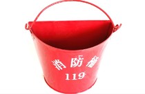 Fire - fighting sand barrel semicylinder thickening firefighting bucket fire - fighting equipment miniature fire - fire station