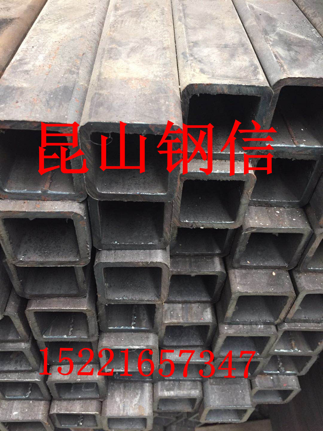 Rectangular tube Black square tube Q235 40*40*40*60 80*80 120*120 specifications are complete