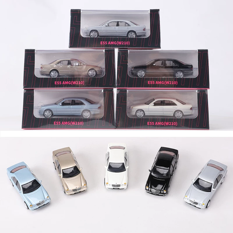Теневой Mercedes Benz, реалистичная модель автомобиля, масштаб 1:64