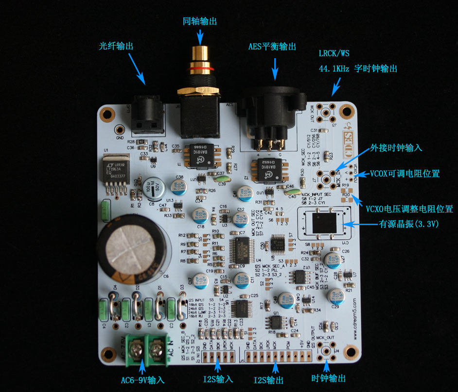 I2S transfer coaxial reinforcement version Bluetooth on-board CD cdm4 cd-pro plus coaxial output