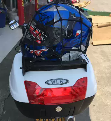 Locomotive Trunk Locomotive storage box scooter trunk back electric car toolbox large full helmet