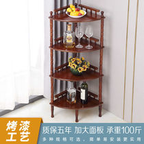 Living room corner cabinet wall corner cabinet triangle shelf modern simple tripod corner cabinet corner cabinet bookshelf storage