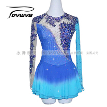 Ice dance elves custom figure skating costume figure skating performance clothes children adult womens dress d603