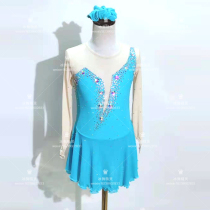 Ice dance genie customized figure skating clothing figure skating performance Childrens adult female dress D376