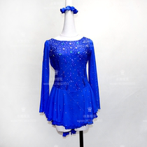 Ice dance genre children figure skating to serve as an adult performance suit skaters skating dress D231