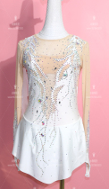 Ice dance genie customized figure skating clothing figure skating performance Childrens adult female dress D351