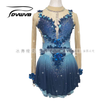 Ice dance elves custom figure skating costume figure skating performance clothes children adult womens dress s85