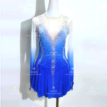 Ice dance genie customized figure skating clothing figure skating performance Childrens adult female dress D375
