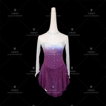 Ice dance genre children figure skating to serve as an adult performance suit skaters skating dress D357