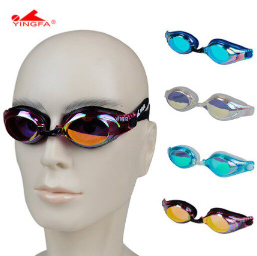 Yingfa Anti-Fog Anti-UV Coating Y 2600(V) Adult Electroplating Leisure Swimming Glasses