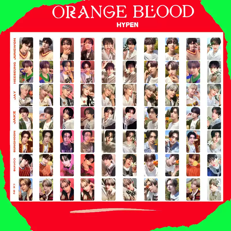ENHYPEN Mini5特典單人卡Orange Blood周邊小卡羲承專輯周邊商品-Taobao