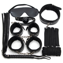 Masters bed tune: bundled props handcuffs toys temptation seven-piece birthday Valentines Day gift