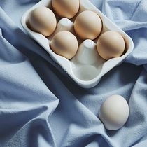 ins Nordic cold style Morandi color internet celebrity cotton and linen texture room decoration photography props blue background cloth