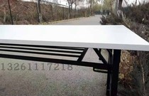 Thickened training table 180*80 custom folding table office desk chair table reading table leisure conference table long