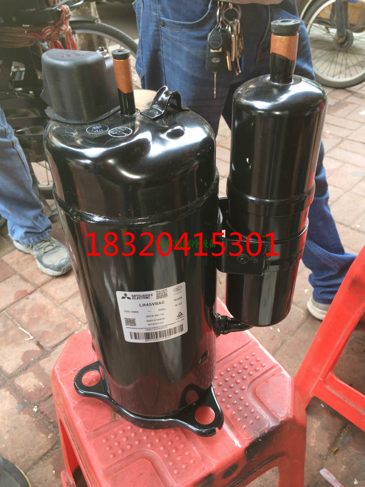 Original Mitsubishi compressor LH45VBAC LH48VBGC refrigeration compressor LH48VBBC LH48VBAC