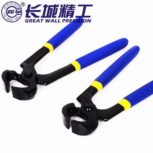 Great Wall Seiko Nutcracker Pliers with Plastic Handle Nail Pliers Shoemaker Pliers Shoe Nail Pliers 208006 Nail Pliers Cutting Pliers
