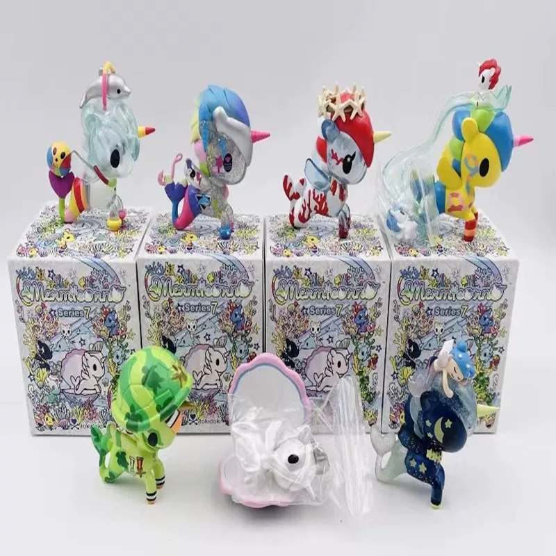 Tokidoki Tao Qiduqi русалка Сезон 7 Tide Play Blind Box Unice Beast Star Sea Slide