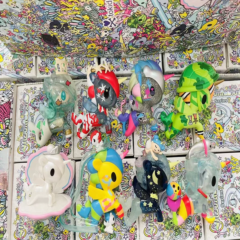 Tokidoki Tao Qiduqi русалка Сезон 7 Tide Play Blind Box Unice Beast Star Sea Slide